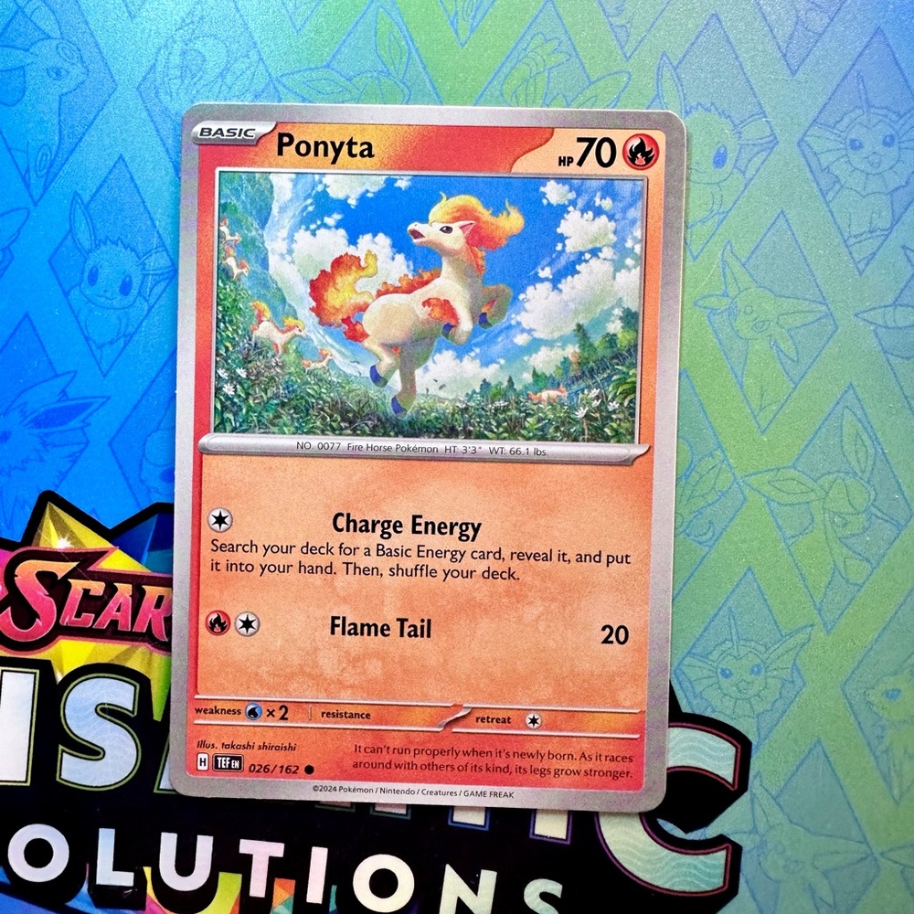 ponyta (026/162) - common — pokémon: temporal forces